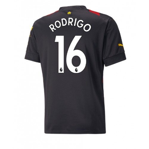 Manchester City Rodri Hernandez #16 Bortedrakt 2022-23 Kortermet Manchester City Rodri Hernandez #16 Bortedrakt 2022-23 Kortermet